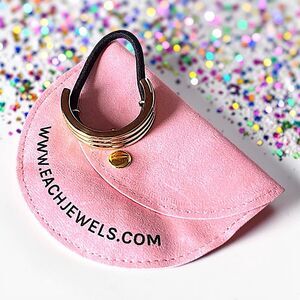Each Jewels Michelle Pony Cuff Scalloped Gold Tone on Recycled Brass RV $68 NWT